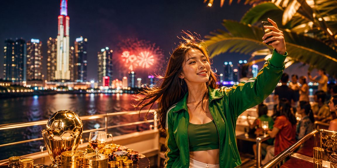 Người chơi đăng ký tài khoản casino trên điện thoại tại thành phố Hồ Chí Minh về đêm