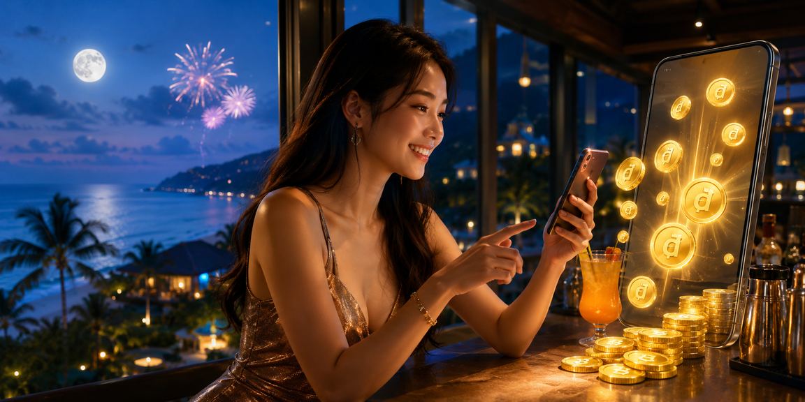 Người dùng nạp tiền qua ứng dụng ngân hàng di động tại Sapa